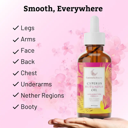 Cyperus Rotundus Oil for Natural Hair Reduction